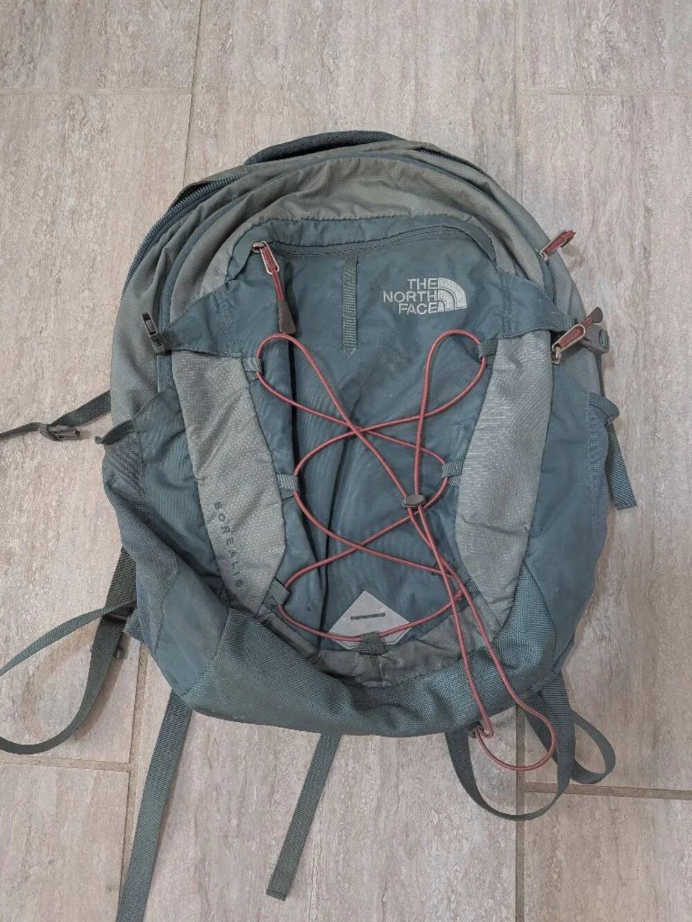 The North Face Borealis Backpack Blue School Laptop Travel Hiking Pack Outdoors